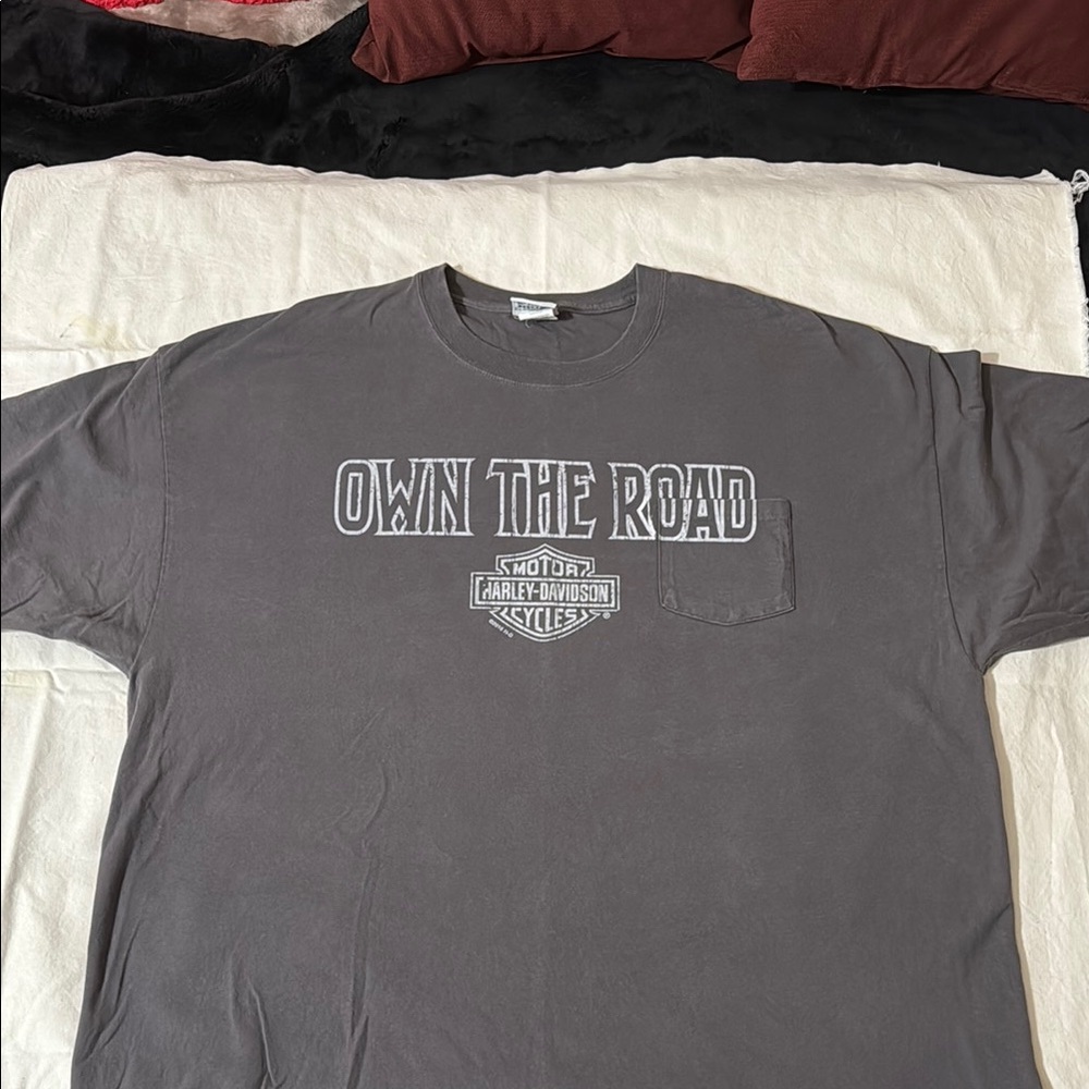 Harley-Davidson Gray Short Sleeve Tee Pasadena Texas